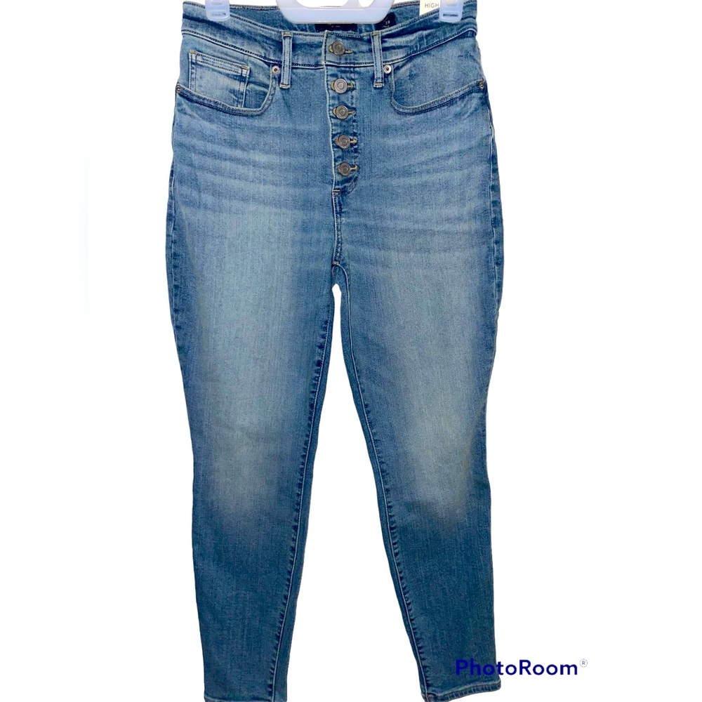NWT Women’s Lucky Brand Bridgette Exposed Button Fly Skinny Jeans~Size 6